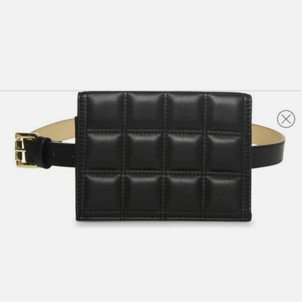 Steve madden Black Leather Strap XL new with tag - Picture 6 of 11